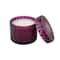 6oz. Ember Berry Scented Dark Purple Glass Candle